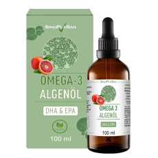 SinoPlaSan Omega 3 algae DHA+EPA olej, 100 ml>