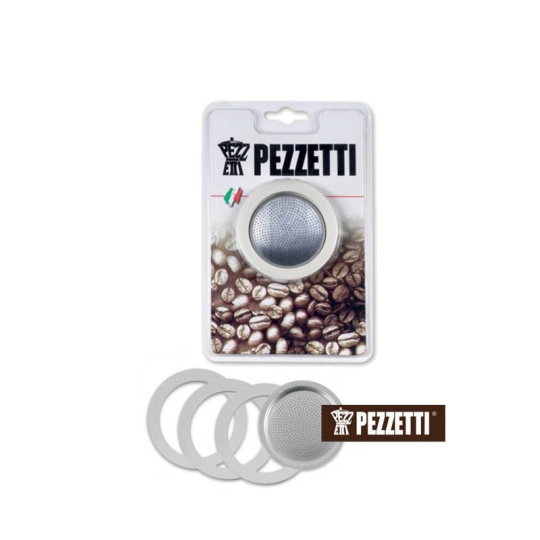 Sada těsnění Pezzetti pro hliníkové moka konvice na 3 šálky