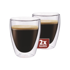 Maxxo coffee dvoustěnné termo sklenice 235 ml 2ks