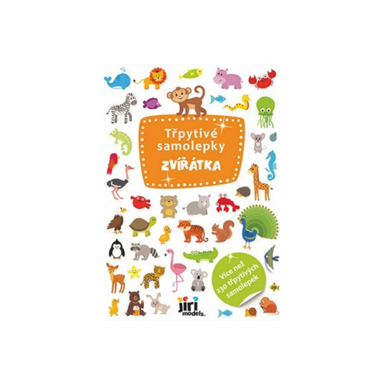 Zvířátka - třpytivé samolepky