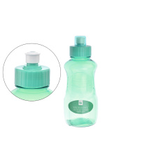 Sportovní PET lahev na nápoje 550 ml a tlačítkovým uzávěrem - Zelená