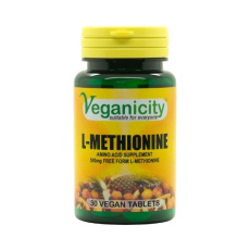Veganicity L-Methionine 500mg, 30 vegan tablet>