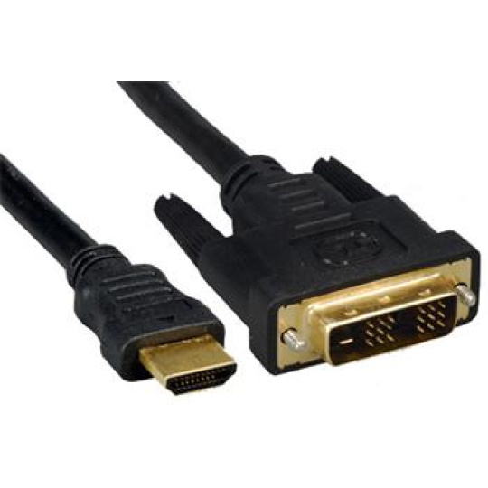 PremiumCord Kabel HDMI A - DVI-D M/M 2m