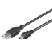 PremiumCord Kabel mini USB, A-B, 5pinů, 1m