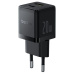 Baseus Rychlonabíječka do sítě Palm 20W 1xUSB-A 1xUSB-C PD QC 3.0 černá