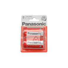 Baterie PANASONIC 2ks - 1,5V D (R20)