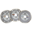 Kotouč diamantový řezný na úhlovou brusku 3 diamond cutt. discs 125 mm