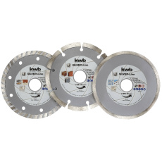 Kotouč diamantový řezný na úhlovou brusku 3 diamond cutt. discs 125 mm