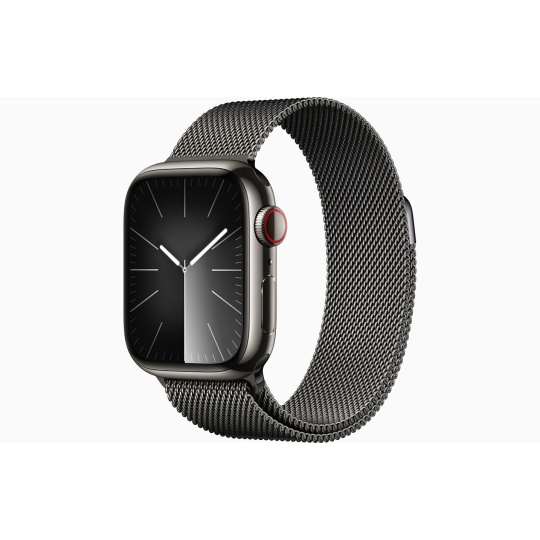 Apple Watch S9 Cell/41mm/Graphite/Elegant Band/Graphite