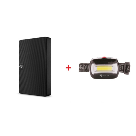 Ext. HDD 2,5'' Seagate Exp Port 1TB černý + čelovka
