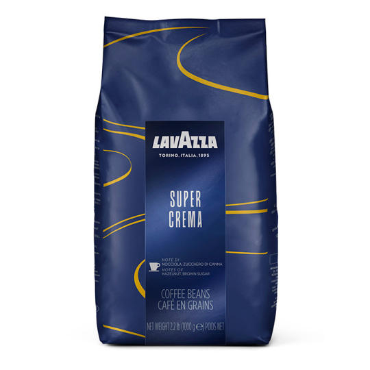 Lavazza Super Crema zrnková káva 1 kg