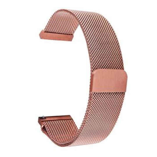 Tactical 634 Loop Magnetický Kovový Řemínek 20mm Rose Gold