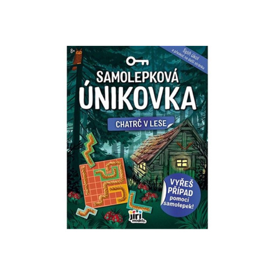 Chatrč v lese - Samolepková únikovka