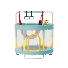 Dětská trampolína SEDCO 122 cm s ochrannou sítí a houpačkou Dětská trampolína SEDCO 122 cm s ochrannou sítí a houpačkou
