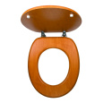 sedátko WC OŘECH sv., dýhovaná MDF