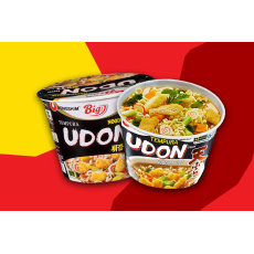 Tempura Udon Big Bowl instantní nudlová polévka, 111g NONGSHIM Tempura Udon Big Bowl instantní nudlová polévka, 111g NONGSHIM
