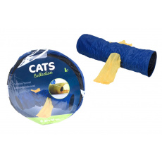Tunel pro kočky - Modrý (30x115cm)