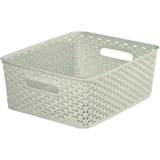 box úložný RATTAN 35x30x13cm (M),"Y" STYLE, PH KRÉM