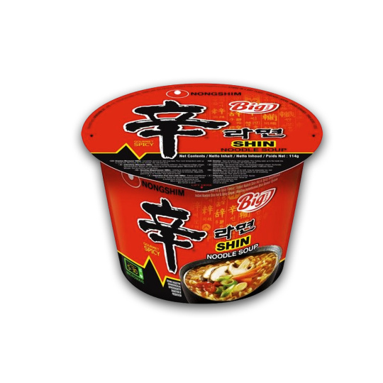 Shin Ramyun Big Bowl Instantní Nudlová Polévka, 114g NONGSHIM EXPIRACE 10.4.2025