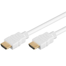 PremiumCord HDMI High Speed + Ethernet kabel,bílý, zlacené konektory, 15m PremiumCord HDMI High Speed + Ethernet kabel,bílý, zlacené konektory, 15m
