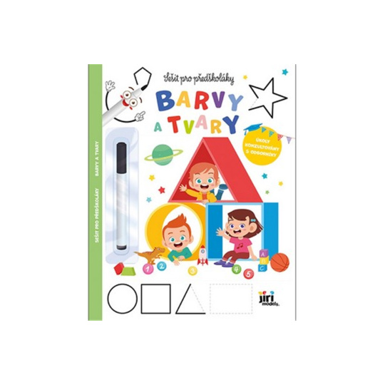 Barvy a tvary - Sešit pro předškoláky
