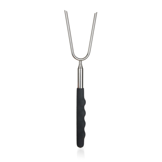 vidlice opékací teleskopická 24-86cm nerez+PVC