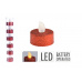 LED čajová svíčka 6ks - Červená