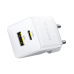 Baseus Rychlonabíječka do sítě Palm 30W 1xUSB-A 1xUSB-C PD QC 3.0 bílá
