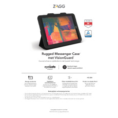 ZAGG klávesnice Rugged Messenger Kryt UK + VG IPad 9.7 ZAGG klávesnice Rugged Messenger Kryt UK + VG IPad 9.7