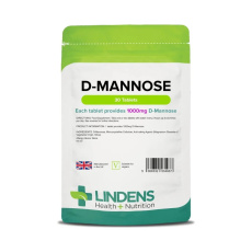 LINDENS Health + Nutrition D-manóza 1000 mg, 30 tablet> LINDENS Health + Nutrition D-manóza 1000 mg, 30 tablet>