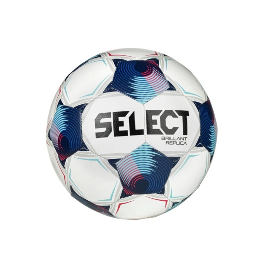 Míč kopaná SELECT FB Brillant Replica - 5 - White/Blue