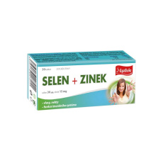 Apotheke Tablety Selen+Zinek 30tbl 20g