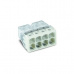 WAGO svorka krabicova 8x0.5-2.5 mm2 transp/seda Kód:2273-208/5 bal.5ks
