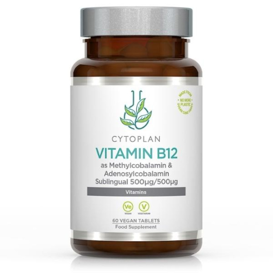 Cytoplan Vitamín B12, 1000 µg Bioaktivní pod jazyk, 60 tablet>