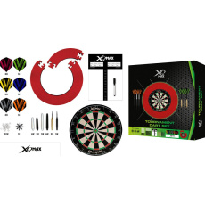 Kompletní turnajová sada XQ MAX - šipky + terč + příslušenství Kompletní turnajová sada XQ MAX - šipky + terč + příslušenství
