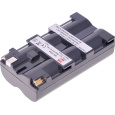 Baterie T6 power Sony NP-F330, NP-F530, NP-F550, NP-F570, 2600mAh, 18,7Wh, šedá