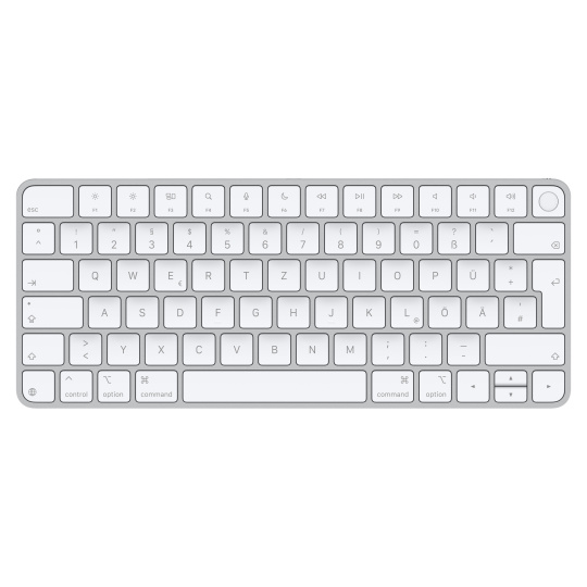 Apple Magic Keyboard Touch ID/Bezdrátová Bluetooth/GER layout/Bílá