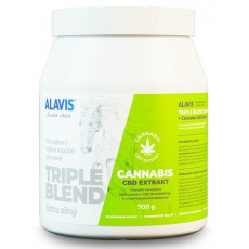 Alavis Triple Blend Extra silný + Cannabis CBD Extrakt 700g