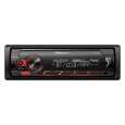 Pioneer MVH-S320BT autorádio s USB a Bluetooth červené