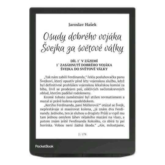 E-book POCKETBOOK 743G InkPad 4 Stardust Silver, stříbrný