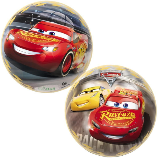 Míč dětský BIOBALL MONDO CARS RED 230 mm