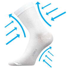 ponožky Kooper bílá 26-28 (39-42)
