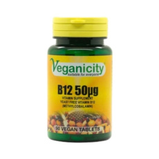 Veganicity Vitamín B12 (metylkobalamin) 50 µg, 90 vegan tablet>