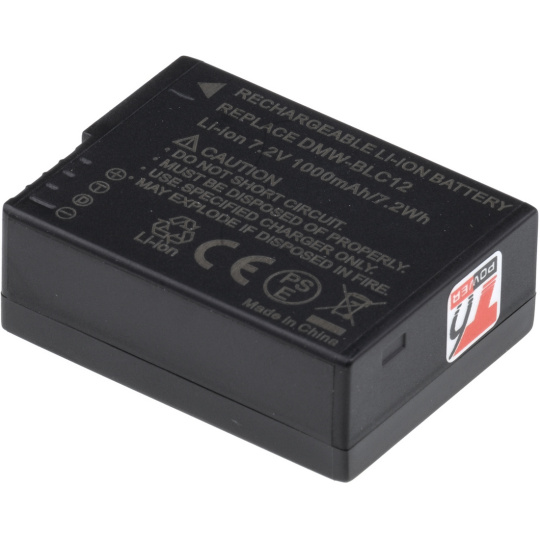 Baterie T6 Power Panasonic DMW-BLC12E, BP-DC12, 1000mAh, 7,2Wh