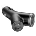 Baseus CCALL-YX01 Nabíječka do Auta Y Type 2xUSB + Extender Black