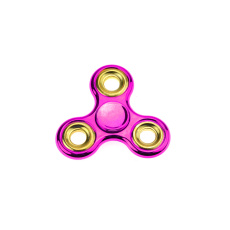Fidget spinner metalický - Růžový