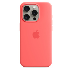 iPhone 15 Pro Silicone Case with MS - Guava
