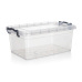 box úložný GEMA 9l, 36,5x24,5x15,5cm, víko, klip, PH ŠE/TRA