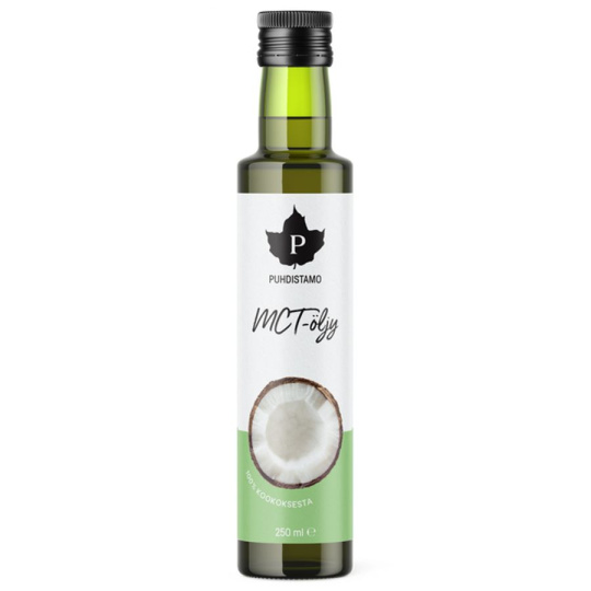 MCT Oil 250 ml (Olej s triglyceridy se středně dlouhým řetězcem)