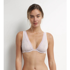 DIM ROMANCE UNDERWIRE FOULARD BRA - Dámská podprsenka s kosticí - růžová DIM ROMANCE UNDERWIRE FOULARD BRA - Dámská podprsenka s kosticí - růžová